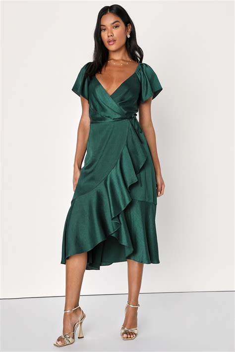 emerald green wrapping paper|emerald green wrap dress.